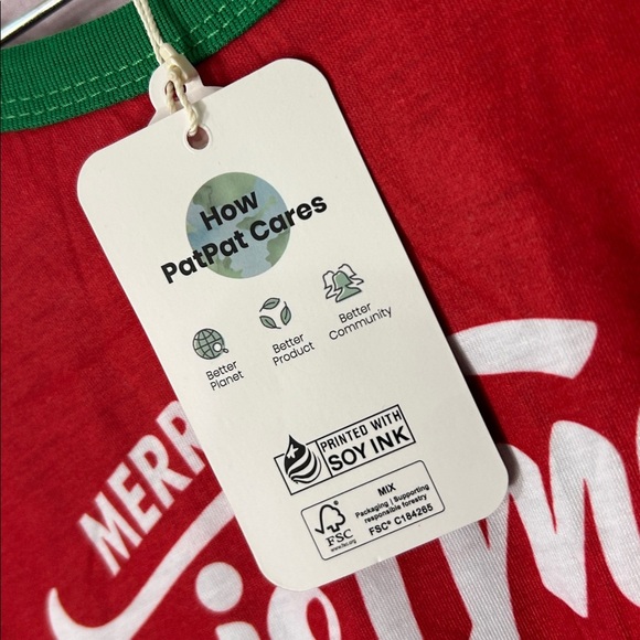 PatPat Red and Green Christmas pajama set - Picture 3 of 12